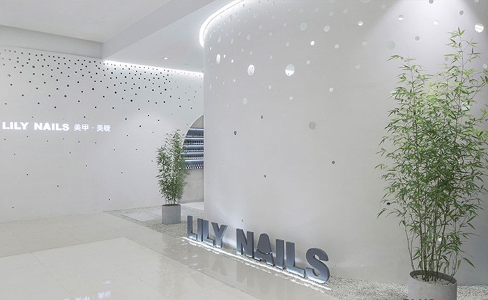 美甲店設計裝潢圖片